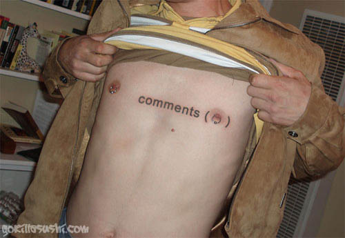 Comments Nipple Tattoo